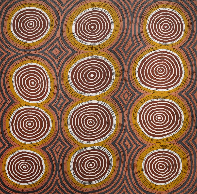 Artwork by Benny Tjapaltjarri