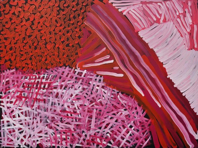 Artwork by Pwerle Sisters