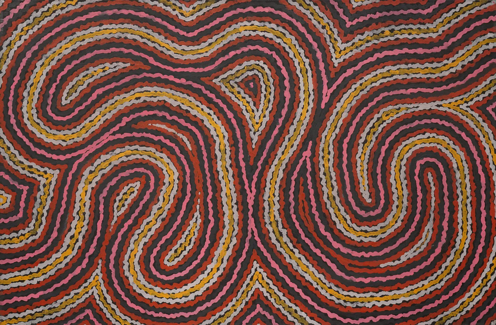Clifford Possum Tjapaltjarri, Worm Dreaming, 1996