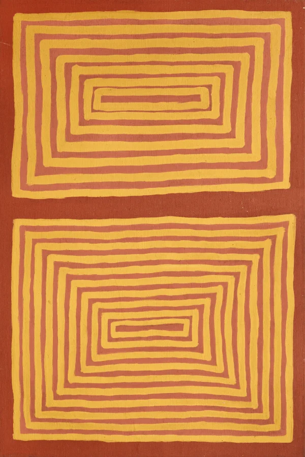 Mick Namarari Tjapaltjarri, Body Paint Design Associated With Nyumanu, 1995