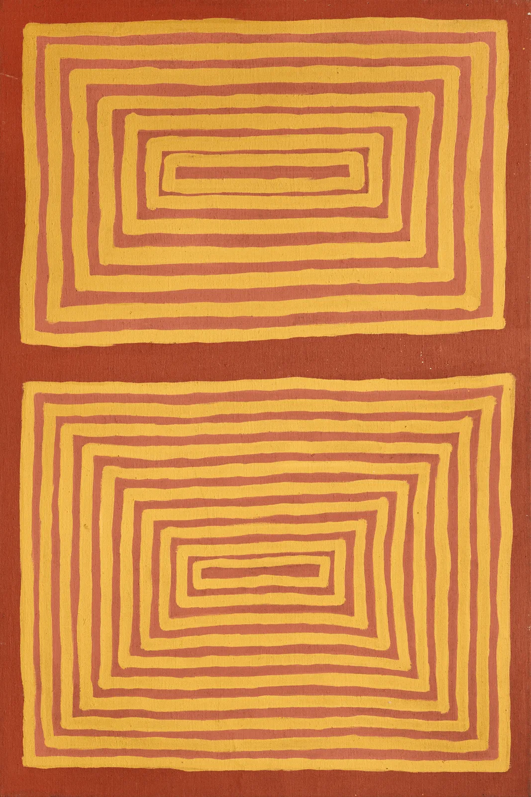 Mick Namarari Tjapaltjarri, Body Paint Design Associated With Nyumanu, 1995