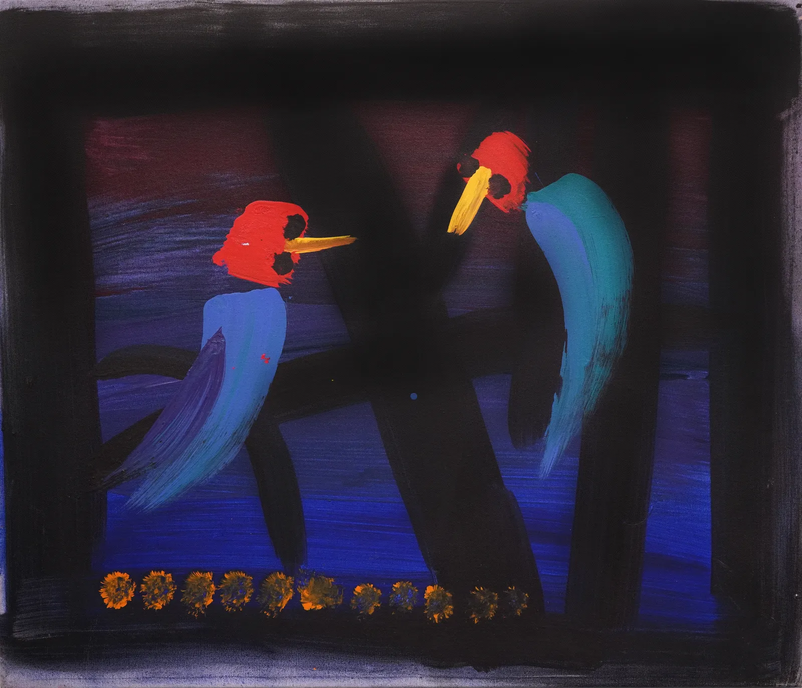 Marrirri (Parrots), 2002 by Heather (Anjolu) Umbagai