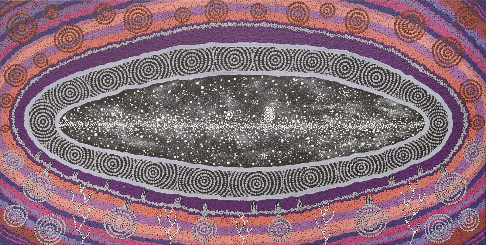 Seven Sisters, 1996 by Malcolm Jagamarra