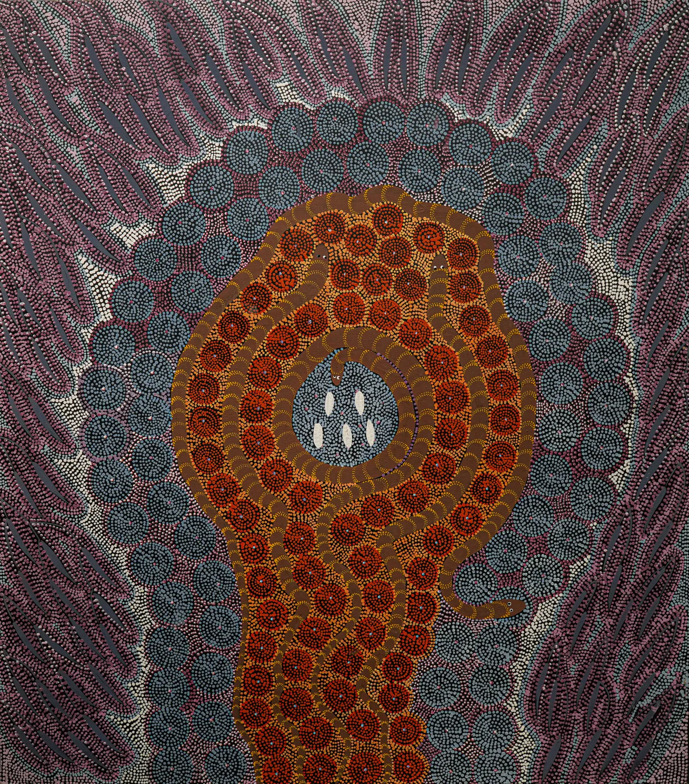 Snake Dreaming, 1991 by Janet Forrester Ngala