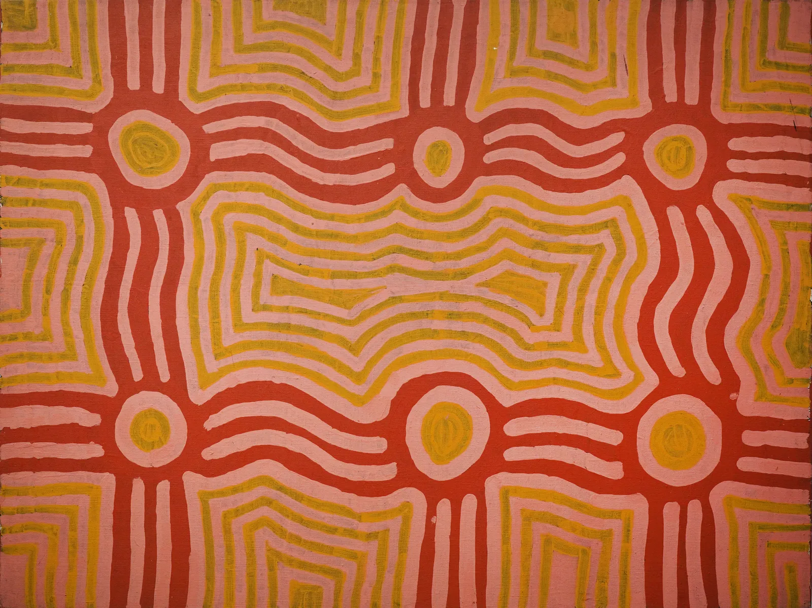 Men's Ceremony, 1994 by Mick Namarari Tjapaltjarri