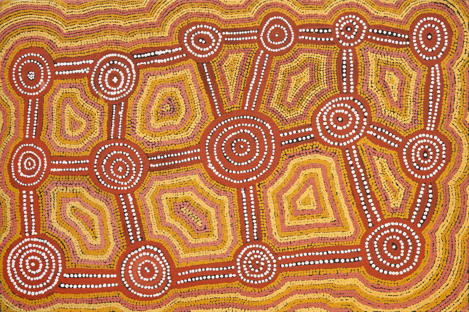 Tingari Cycle, 1995 by Elizabeth Napanangka Dixon