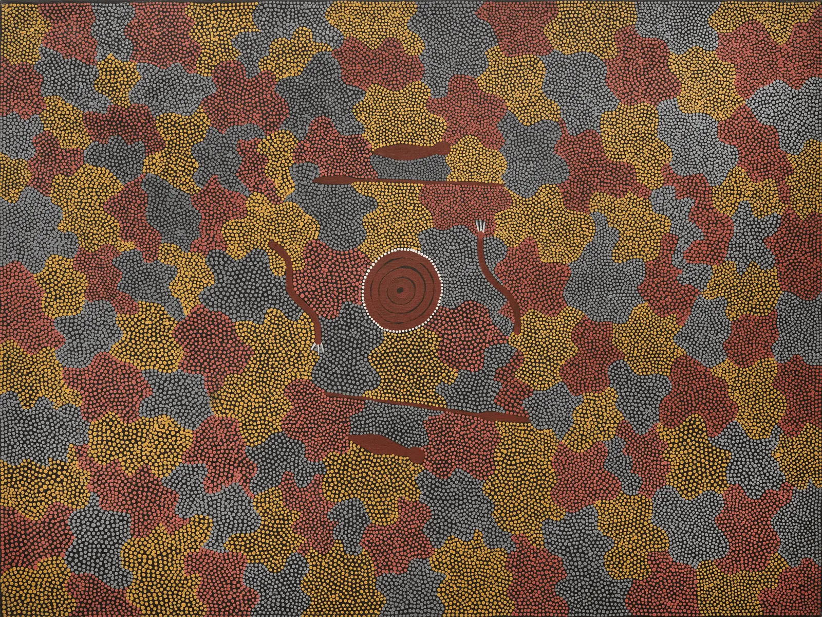 Men's Dreaming at Kumalpa by Two Bob Tjungurrayi