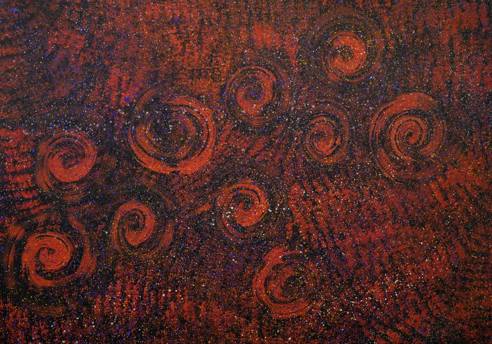 Fire Dreaming, 1995 by Maureen Nampitjinpa