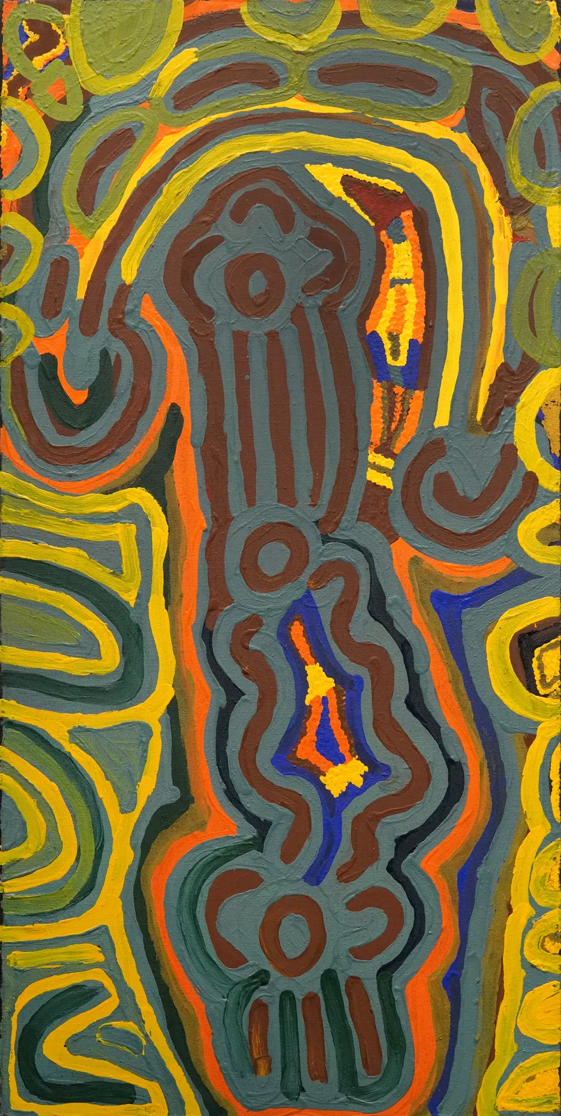 Bush Potato Dreaming, 1997 by Lorna Fencer Napurrula