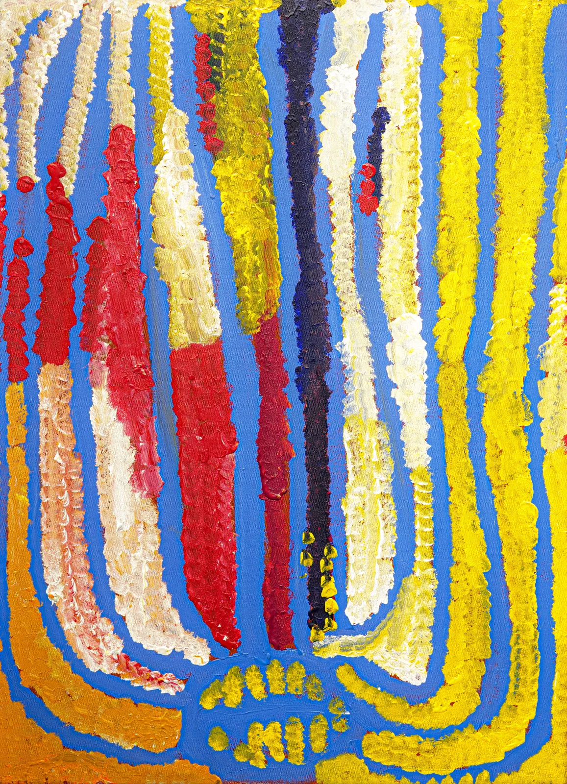 Bush Potato Dreaming, 2004 by Lorna Fencer Napurrula
