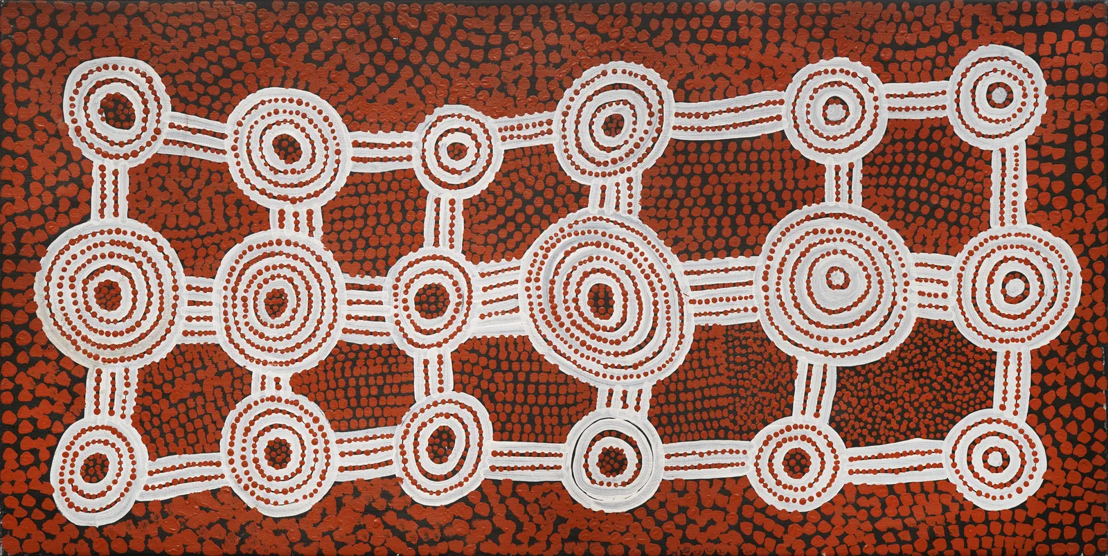 Tingari Cycle by Warlimpirrnga Tjapaltjarri