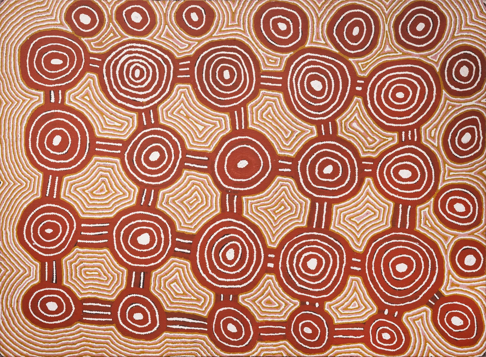 Tingari Cycle by Warlimpirrnga Tjapaltjarri